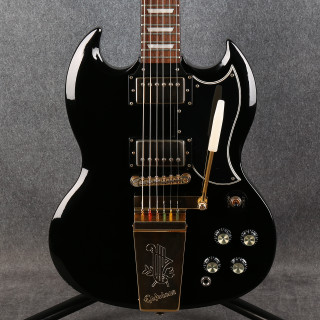 Epiphone SG Custom Vibrola - Ebony - 2nd Hand