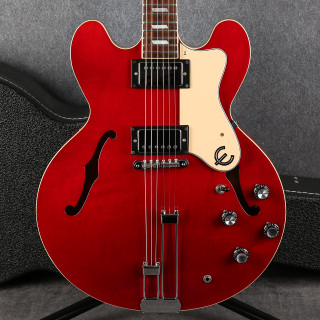 Epiphone Riviera - Made in Korea - 1997 - Cherry - Hard Case - 2nd Hand