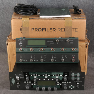 Kemper Profiler Rack Mount Amp (Unpowered) - Profiler Remote - Boxed - 2nd Hand