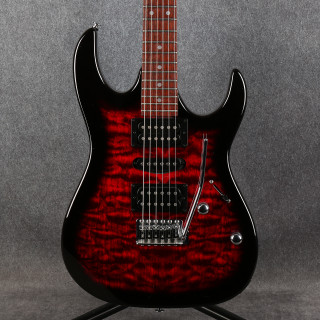 Ibanez GIO GRX70QA-TRB - Transparent Red Burst - 2nd Hand
