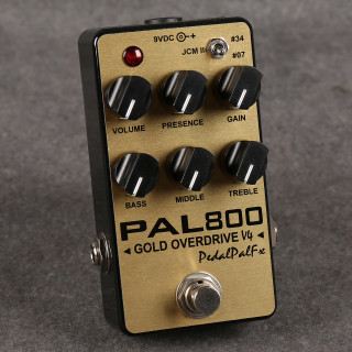 PedalPalFX PAL800 Gold Overdrive V4 - 2nd Hand