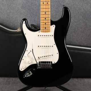 Fender American Standard Stratocaster - Left Handed - Black - Case - 2nd Hand