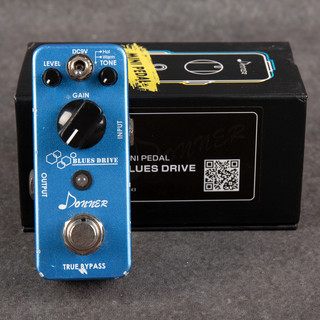 Donner Blues Drive Pedal - Boxed - 2nd Hand (140124) Donner Blues Drive Pedal - Boxed - 2nd Hand (140124)