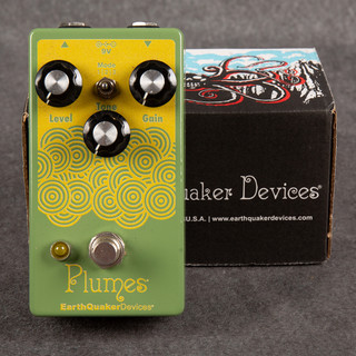 Earthquaker Devices Plumes Small Signal Shredder Overdrive - Boxed - 2nd Hand Earthquaker Devices Plumes Small Signal Shredder Overdrive - Boxed - 2nd Hand