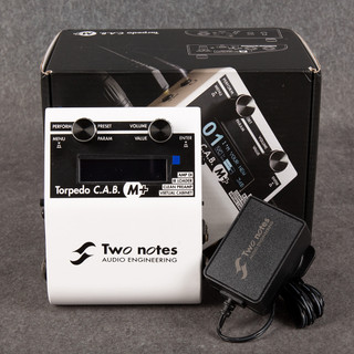 Two Notes Torpedo C.A.B. M+ Pedal - Box & PSU - 2nd Hand Two Notes Torpedo C.A.B. M+ Pedal - Box & PSU - 2nd Hand
