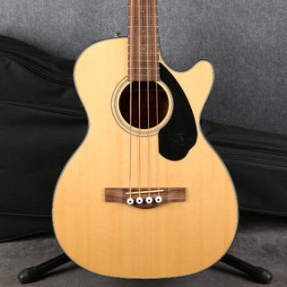 Fender CB-60SCE Electro Acoustic Bass - Natural - Gig Bag - 2nd Hand