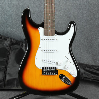 Johnny Brook S Style Guitar - Sunburst - Gig Bag - 2nd Hand