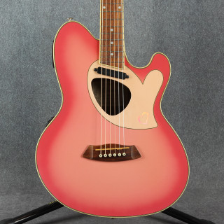 Ibanez Talman TCM60 Electro-Acoustic - Metallic Pink Sparkle - Bag - 2nd Hand