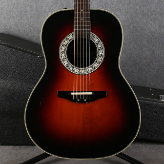 Ovation Pinnacle 3712 - Made In Japan - Sunburst - Hard Case - 2nd Hand