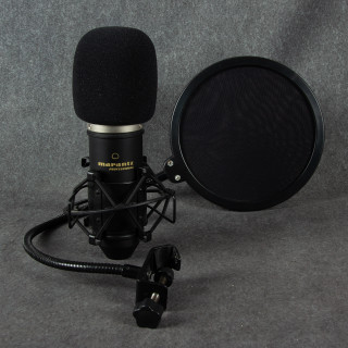 Marantz MPM-1000 Condenser Microphone - Shock Mount & Pop Shield - 2nd Hand Marantz MPM-1000 Condenser Microphone - Shock Mount & Pop Shield - 2nd Hand