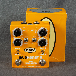 T-Rex Mudhoney II Dual Distortion Pedal - Boxed - 2nd Hand - Boxed - 2nd Hand