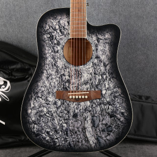 Lindo Skull Slim Body Electro Acoustic - Gig Bag - 2nd Hand