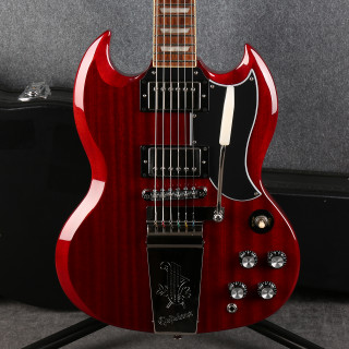 Epiphone SG Standard 61 Maestro Vibrola - Vintage Cherry - Hard Case - 2nd Hand (140813)
