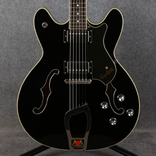 Hagstrom Viking Hollowbody - Black Gloss - 2nd Hand