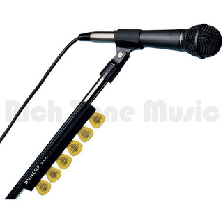 Jim Dunlop JD-5010SI BLACK MIC STAND PICKHOLDER - 7 PICKS