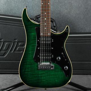 Vigier Excalibur HSH Tremelo - Mysterious Green - Hard Case - 2nd Hand