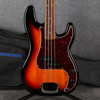 Squire Classic Vibe 60s Precision Bass - 3 Tone Sunburst - Gig Bag - 2nd Hand