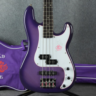 Gypsy Rose Bass - Purple Sparkle - Gig Bag - 2nd Hand