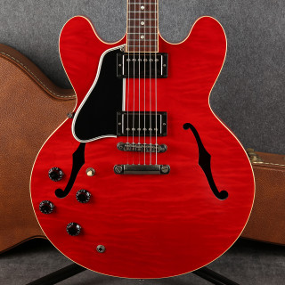 Gibson ES-335 - Left Handed - Figured Cherry - Hard Case - 2nd Hand