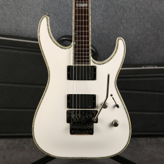 ESP LTD MH-1000 Deluxe - Snow White - Hard Case - 2nd Hand