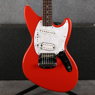 Fender JagStang - MIJ - Fiesta Red - Hard Case - 2nd Hand
