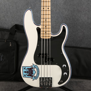 Fender Steve Harris Precision Bass - Olympic White - Gig Bag - 2nd Hand