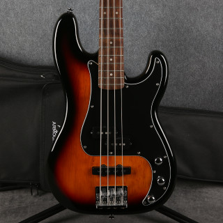 Squier Vintage Modified Precision Bass PJ - 3 Tone Sunburst - Gig Bag - 2nd Hand