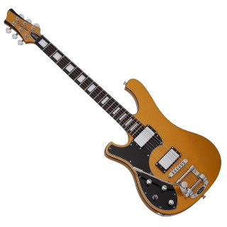 Schecter Stargazer-6 Vibrato LH - Metallic Gold