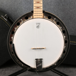 Deering Goodtime Two Resonator 5 String Banjo - Blonde - Hard Case - 2nd Hand Deering Goodtime Two Resonator 5 String Banjo - Blonde - Hard Case - 2nd Hand