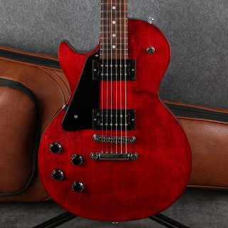 Gibson Les Paul Faded - Left Handed - Worn Cherry - Gig Bag - 2nd Hand