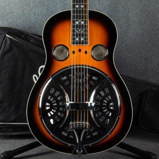 Ozark 3515SQ Square Neck Resonator - Sunburst - Gig Bag - 2nd Hand