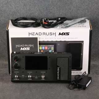 HeadRush FX MX5 Guitar FX & Amp Modeling Processor - Box & PSU - 2nd Hand