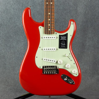 Fender Limited Edition Player Stratocaster - PF - Fiesta Red - Boxed - 2nd Hand