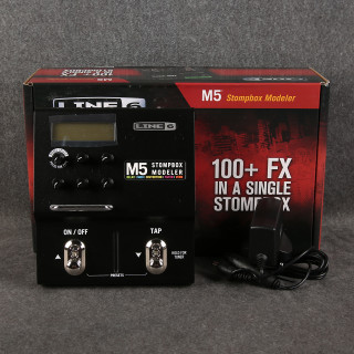 Line 6 M5 Stompbox Modeler - Power Supply - Box & PSU - 2nd Hand