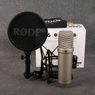 Rode NT1-A Condenser Microphone - Rode SM6 Shock Mount - Boxed - 2nd Hand