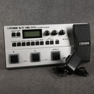 Boss GT-1B Bass Effects Processor - Power Supply - 2nd Hand Boss GT-1B Bass Effects Processor - Power Supply - 2nd Hand