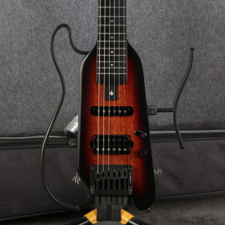 Donner HUSH-X Travel Guitar - Sunburst - Gig Bag - 2nd Hand