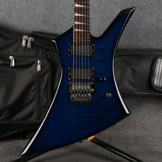 Jackson Pro Series KE3 Kelly - Transparent Blue - Gig Bag - 2nd Hand