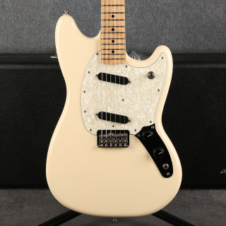 Fender Player Mustang - Olympic White - Hard Case - 2nd Hand