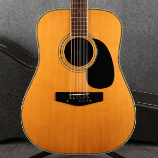 Morris BW650 9 String Dreadnought Acoustic - MIJ - Natural - Case - 2nd Hand