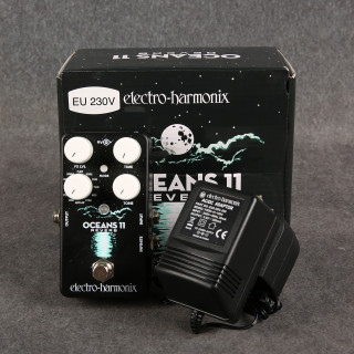 EHX Oceans 11 Reverb - Box & PSU - 2nd Hand