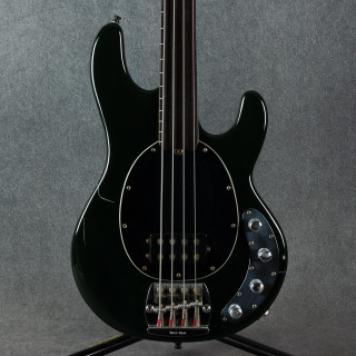 Ernie Ball MusicMan StingRay 4 Fretless Bass - Dark Green - 2nd Hand