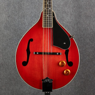 Delta Blue AM10e Electric Mandolin - Red - Hard Case - 2nd Hand
