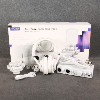 Arturia MiniFuse Recording Pack - White - Boxed - 2nd Hand