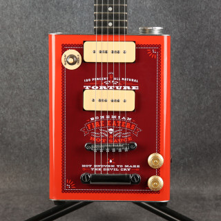 Bohemian Oil Can Guitar P90 - Hot Sauce - 2nd Hand
