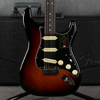 Fender American Ultra Luxe Stratocaster- RW- 2-Colour Sunburst - Case - 2nd Hand