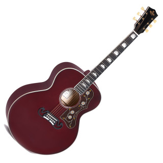 Sigma SG Series GJA-SG200-WR Acoustic Guitar - Translucent Wine Red