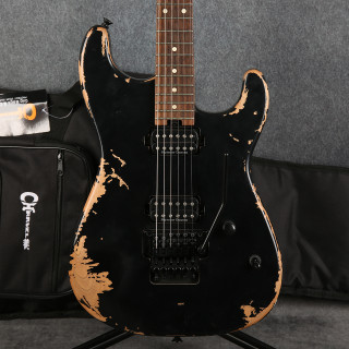 Charvel Pro-Mod Relic San Dimas Style 1 FR - Weathered Black - Boxed - 2nd Hand