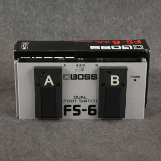 Boss FS-6 Dual Foot Switch - Boxed - 2nd Hand (143768) Boss FS-6 Dual Foot Switch - Boxed - 2nd Hand (143768)