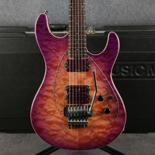 Ernie Ball Musicman Steve Morse SM-Y2D Tremolo - Purple Sunset - Case - 2nd Hand